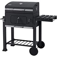 Tepro Toronto Click - Barbacoa de carbón-parrilla carro esmaltada- antracita-acero inoxidable